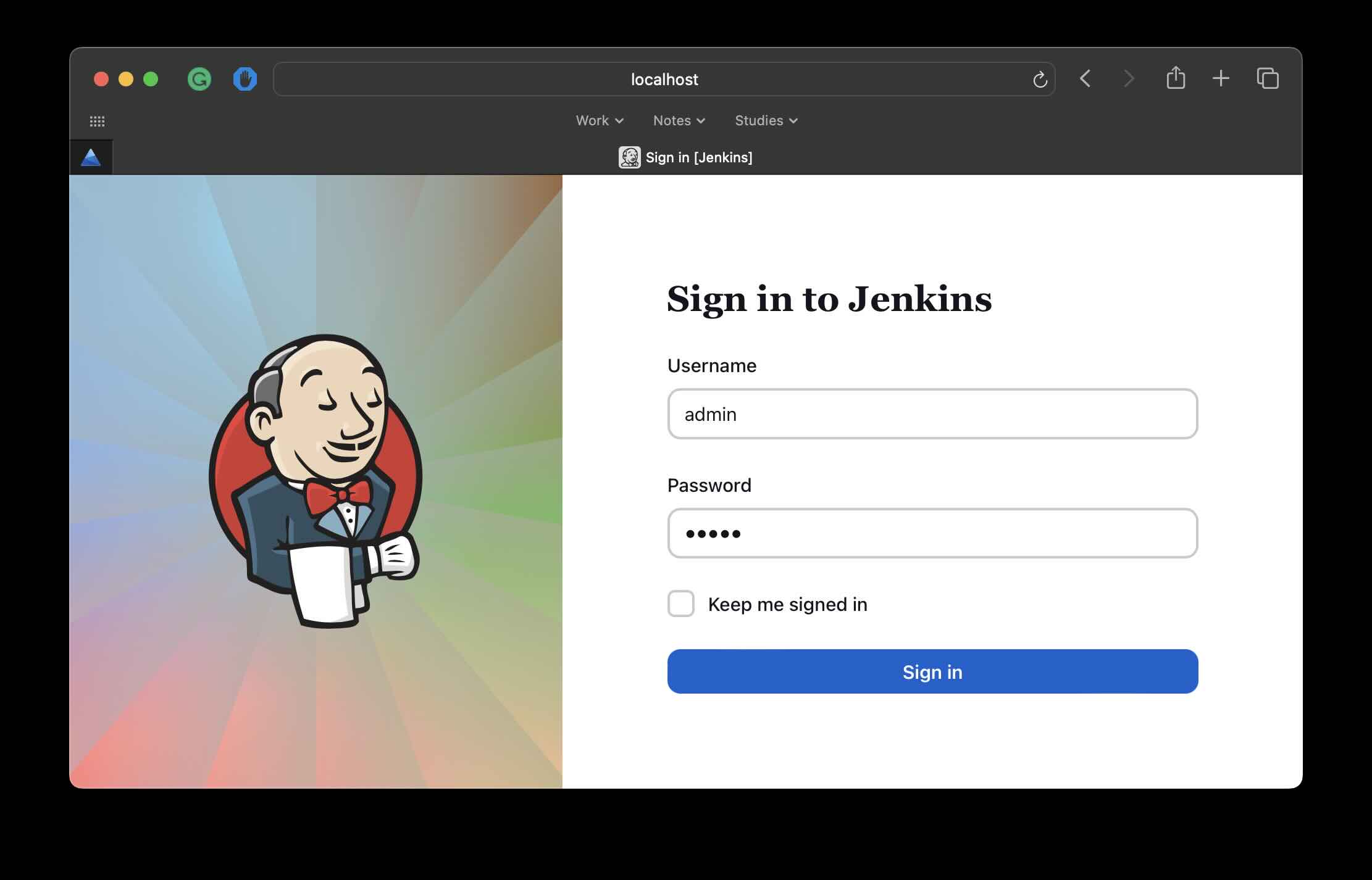 Redirected to Login Page Jenkins